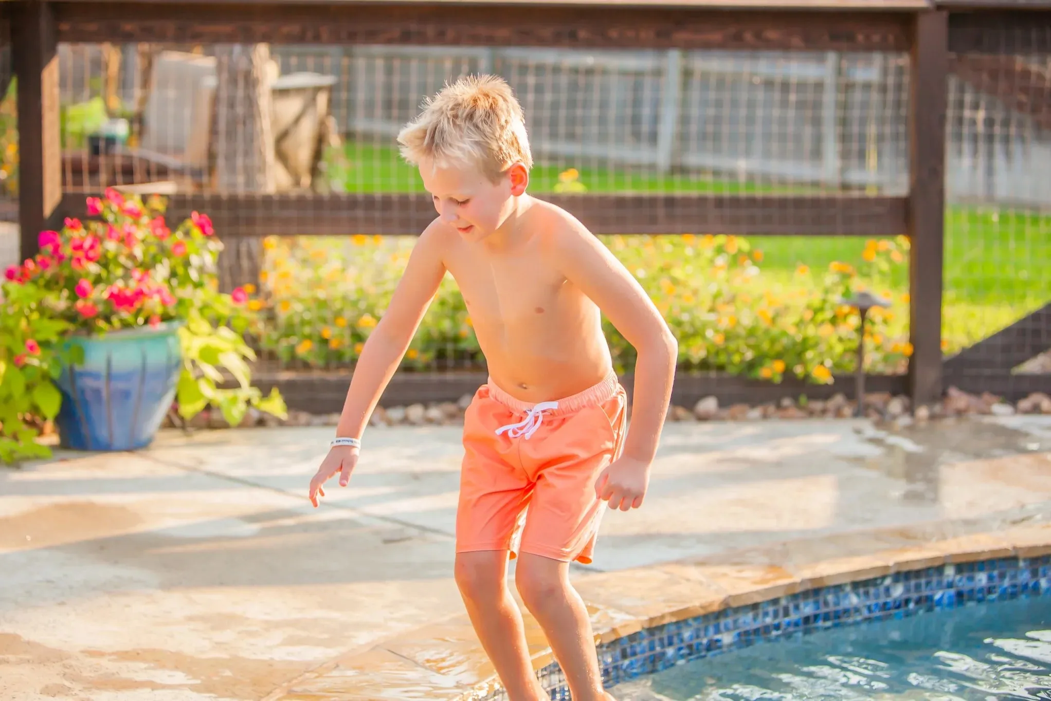 Boy Shorts in Orange Sherbet